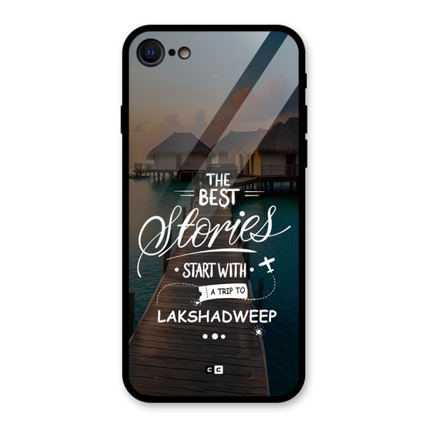 Lakshadweep Stories Glass Back Case for iPhone 8
