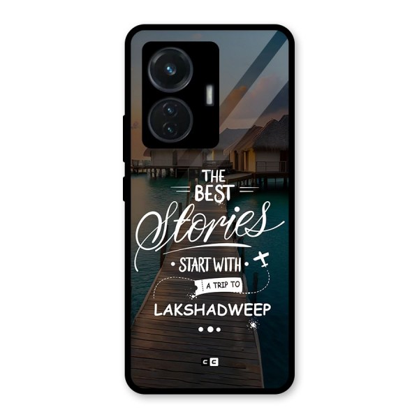Lakshadweep Stories Glass Back Case for iQOO Z6 44W