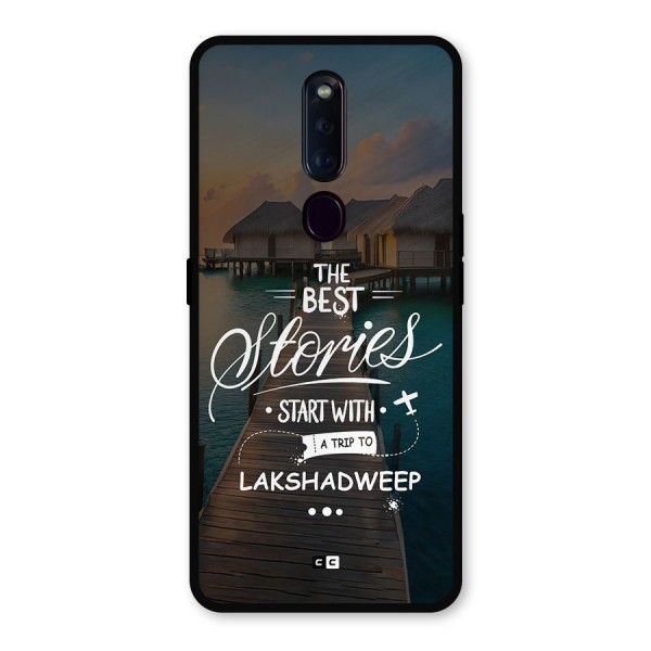 Lakshadweep Stories Metal Back Case for Oppo F11 Pro