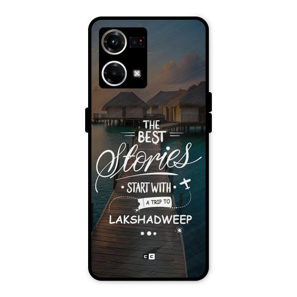 Lakshadweep Stories Metal Back Case for Oppo F21 Pro 4G