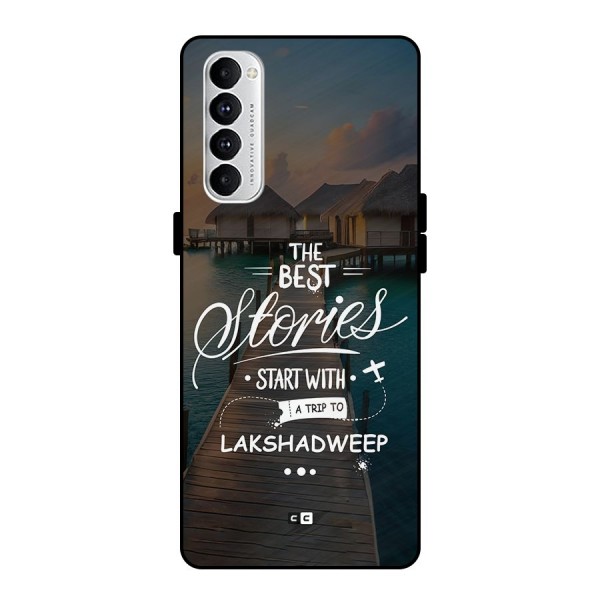 Lakshadweep Stories Metal Back Case for Oppo Reno4 Pro