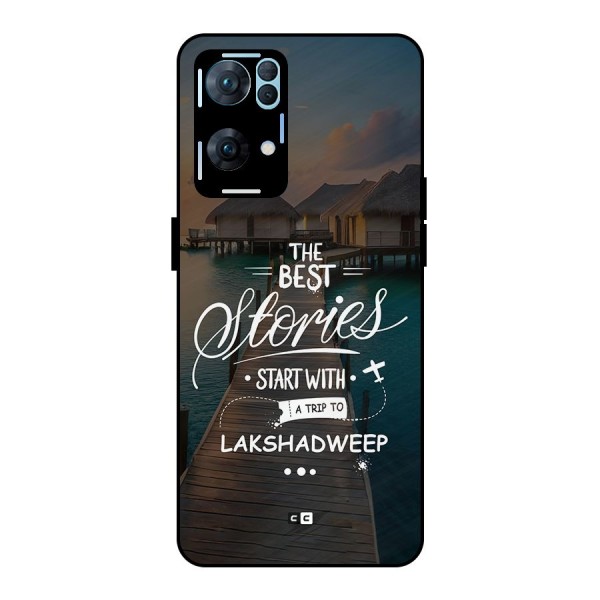 Lakshadweep Stories Metal Back Case for Oppo Reno7 Pro 5G