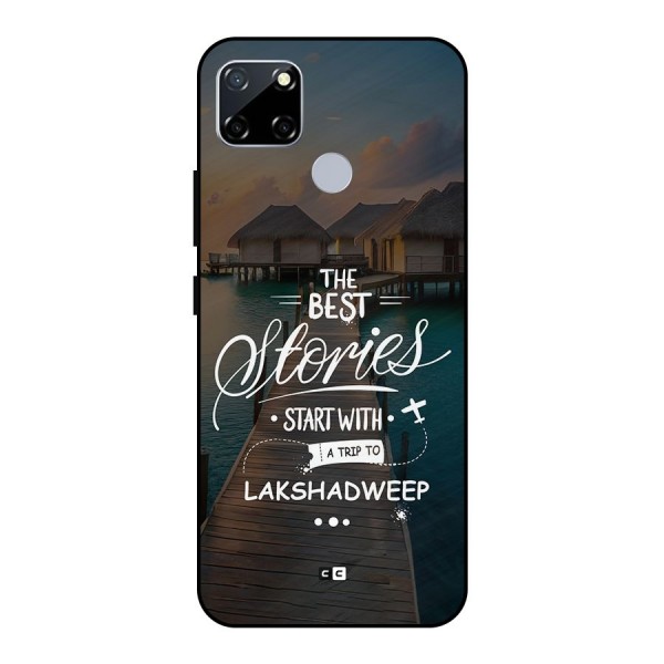 Lakshadweep Stories Metal Back Case for Realme Narzo 30A