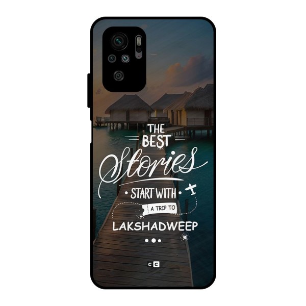Lakshadweep Stories Metal Back Case for Redmi Note 10