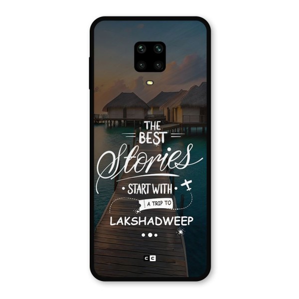 Lakshadweep Stories Metal Back Case for Redmi Note 9 Pro