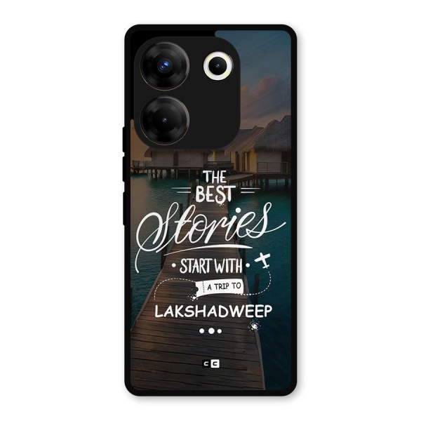Lakshadweep Stories Metal Back Case for Tecno Camon 20