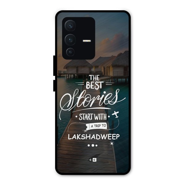 Lakshadweep Stories Metal Back Case for Vivo V23 Pro