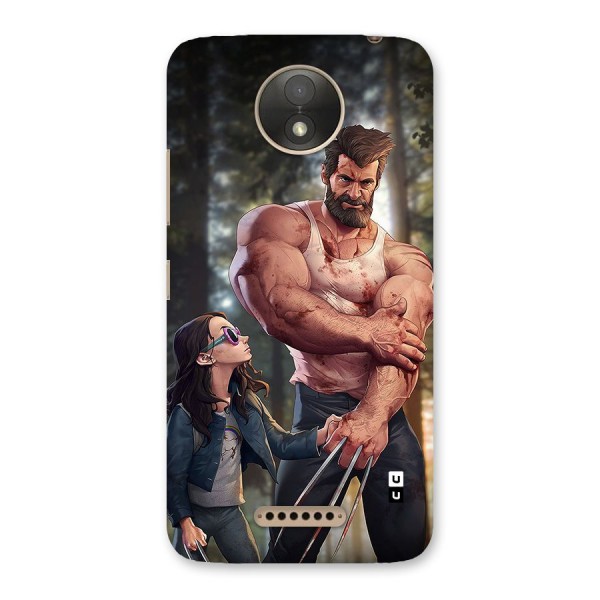 Laura Logan Back Case for Moto C Plus
