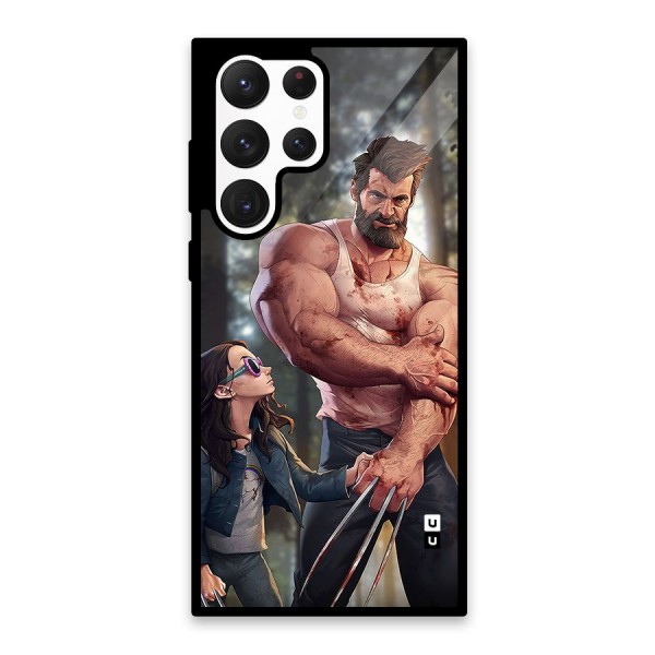 Laura Logan Glass Back Case for Galaxy S22 Ultra 5G