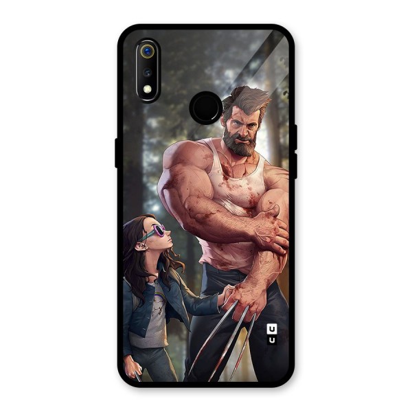 Laura Logan Glass Back Case for Realme 3