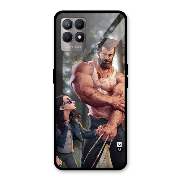 Laura Logan Glass Back Case for Realme Narzo 50