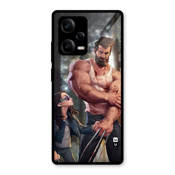 Laura Logan Glass Back Case for Redmi Note 12 Pro