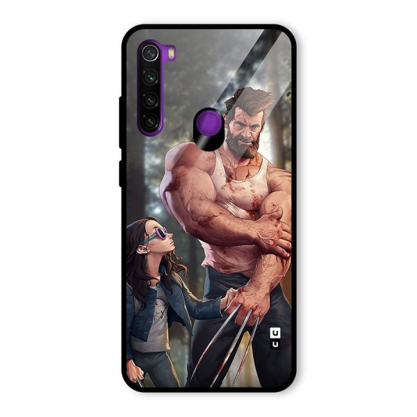 Laura Logan Glass Back Case for Redmi Note 8