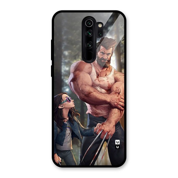 Laura Logan Glass Back Case for Redmi Note 8 Pro