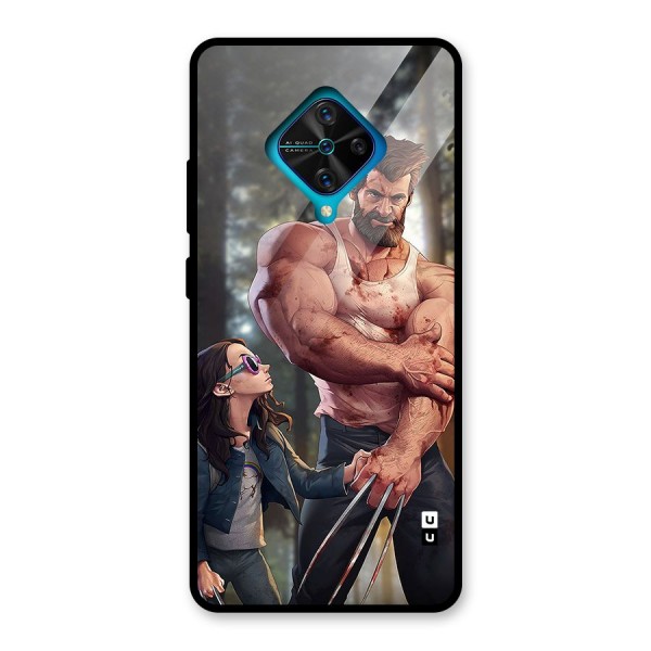 Laura Logan Glass Back Case for Vivo S1 Pro