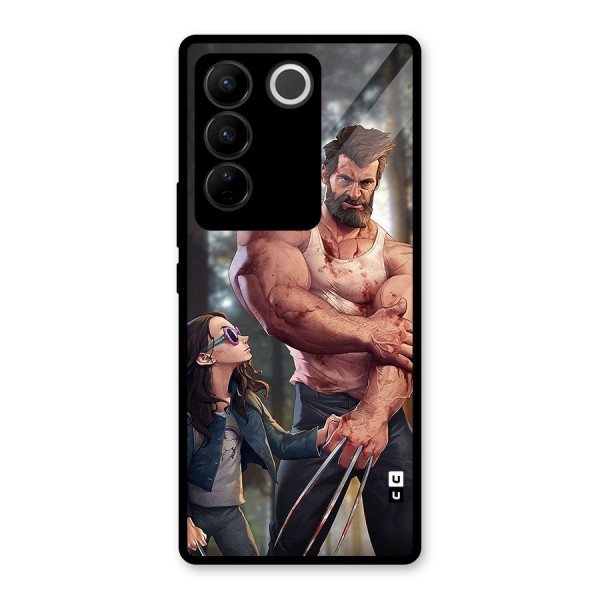 Laura Logan Glass Back Case for Vivo V27
