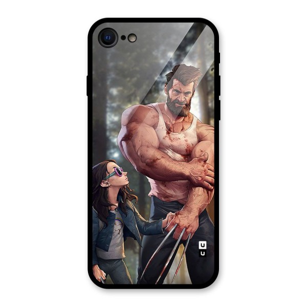 Laura Logan Glass Back Case for iPhone SE 2022
