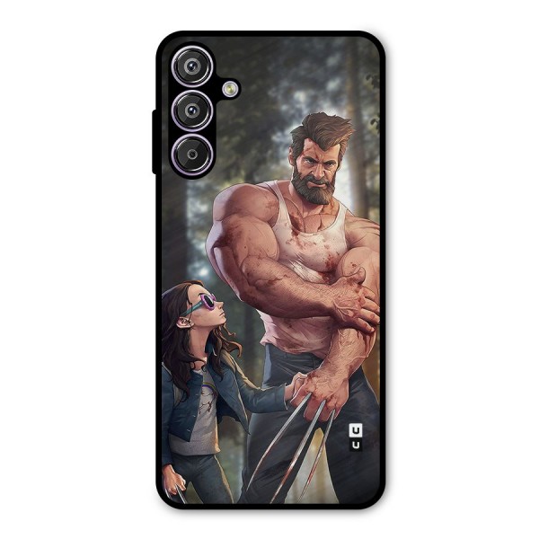 Laura Logan Metal Back Case for Galaxy F15