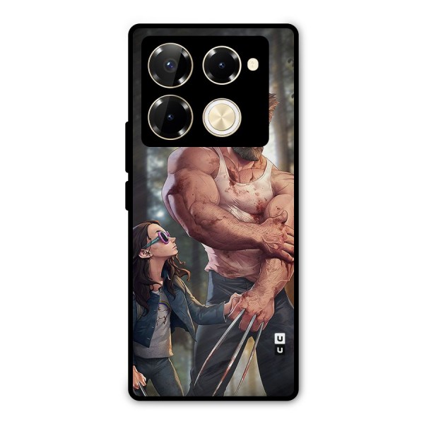 Laura Logan Metal Back Case for Infinix Note 40 Pro Plus