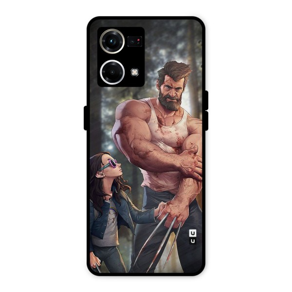 Laura Logan Metal Back Case for Oppo F21s Pro 4G