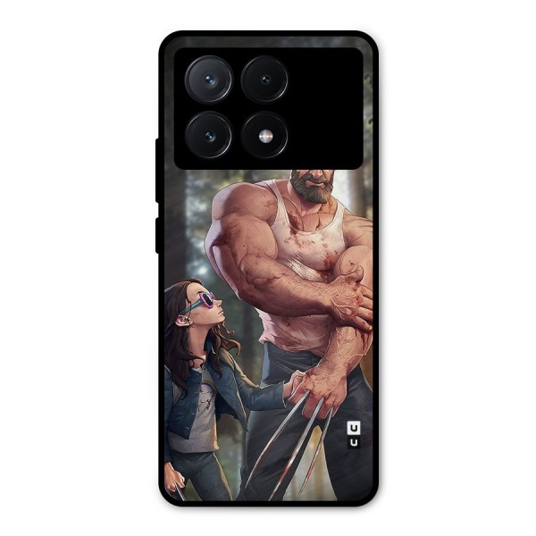 Laura Logan Metal Back Case for Poco X6 Pro