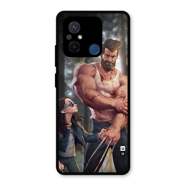 Laura Logan Metal Back Case for Redmi 12C