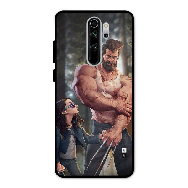 Laura Logan Metal Back Case for Redmi Note 8 Pro