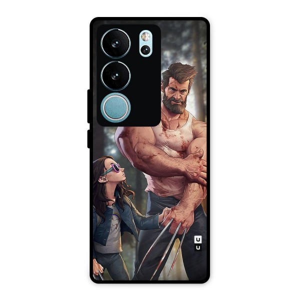Laura Logan Metal Back Case for Vivo V29