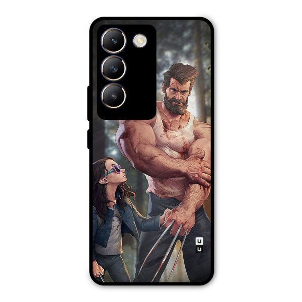 Laura Logan Metal Back Case for Vivo Y200e