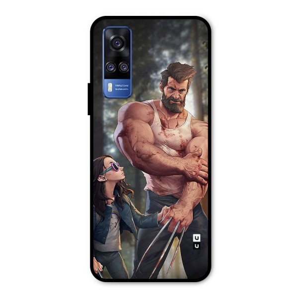 Laura Logan Metal Back Case for Vivo Y51A