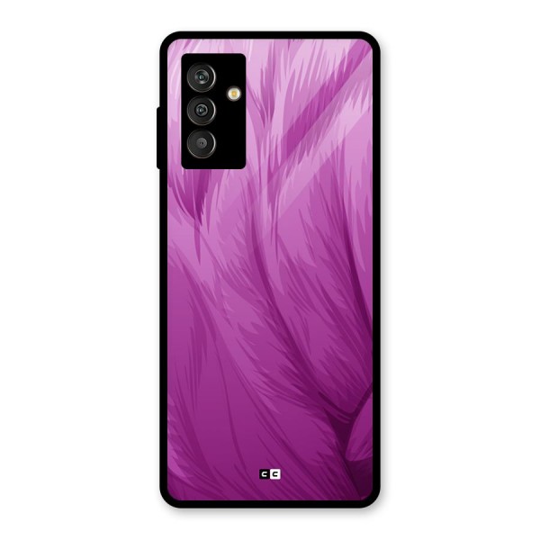 Lavender Furrs Glass Back Case for Galaxy M13