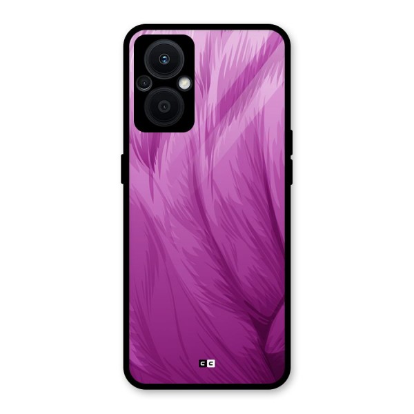 Lavender Furrs Glass Back Case for Oppo F21s Pro 5G