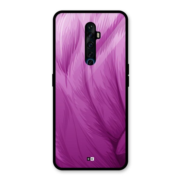 Lavender Furrs Glass Back Case for Oppo Reno2 Z