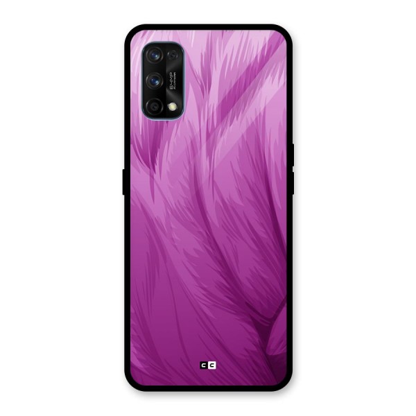 Lavender Furrs Glass Back Case for Realme 7 Pro
