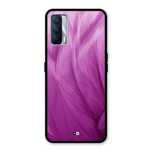Lavender Furrs Glass Back Case for Realme X7
