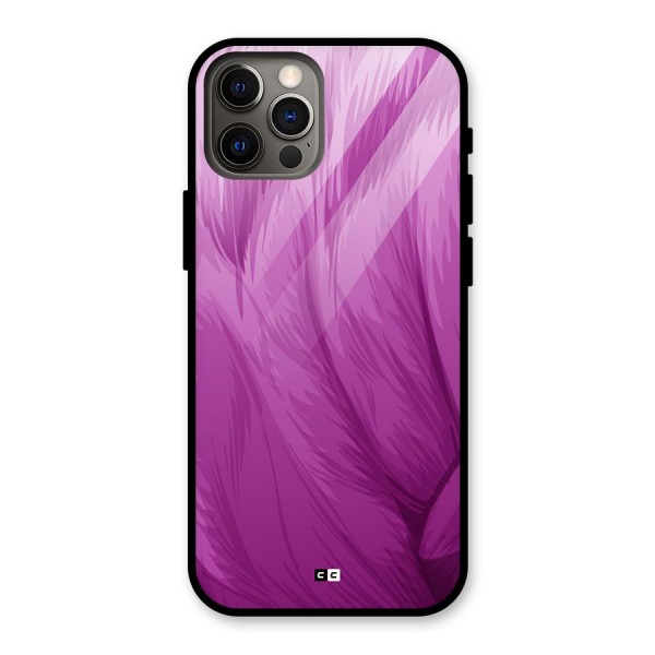 Lavender Furrs Glass Back Case for iPhone 12 Pro