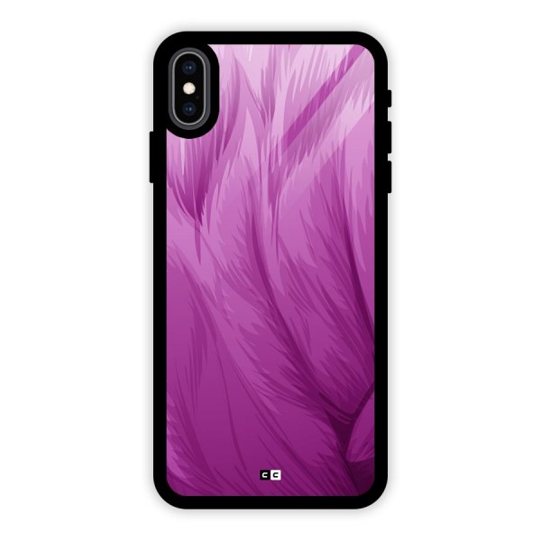 Lavender Furrs Glass Back Case for iPhone XS Max