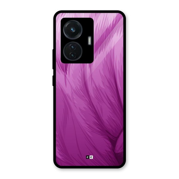 Lavender Furrs Glass Back Case for iQOO Z6 44W