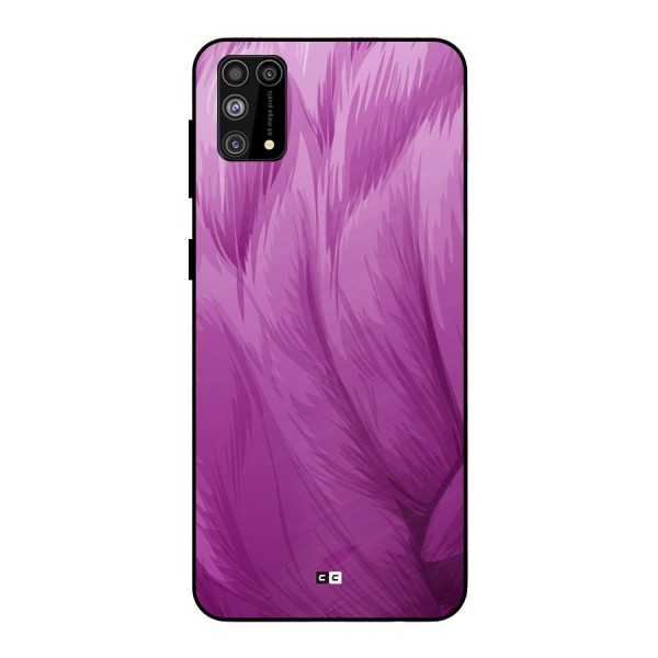 Lavender Furrs Metal Back Case for Galaxy F41