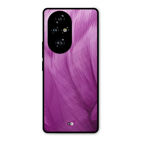 Lavender Furrs Metal Back Case for Honor 200 Pro