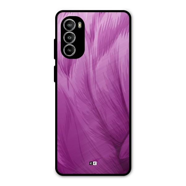 Lavender Furrs Metal Back Case for Moto G82