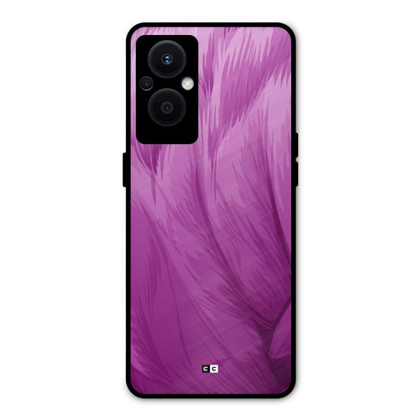 Lavender Furrs Metal Back Case for Oppo F21s Pro 5G