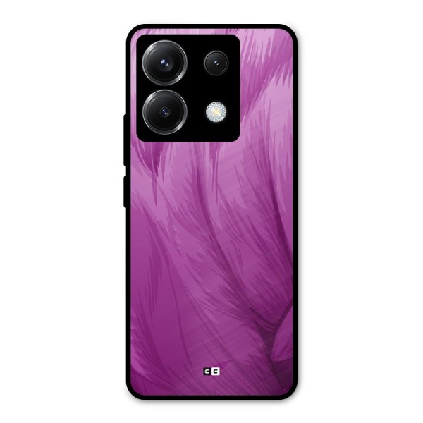 Lavender Furrs Metal Back Case for Poco X6