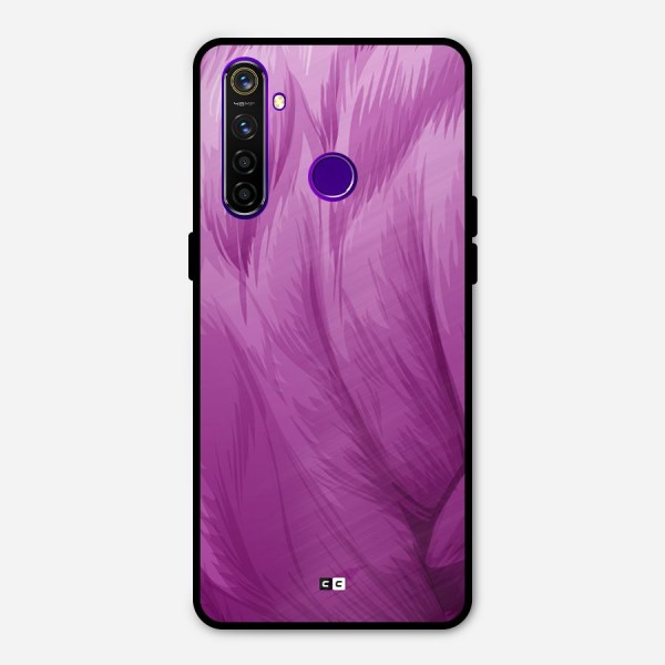 Lavender Furrs Metal Back Case for Realme 5 Pro