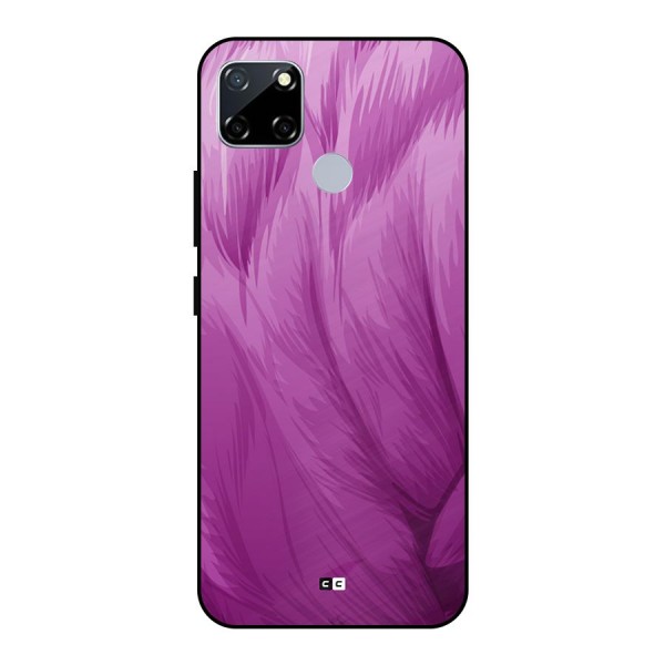 Lavender Furrs Metal Back Case for Realme Narzo 30A