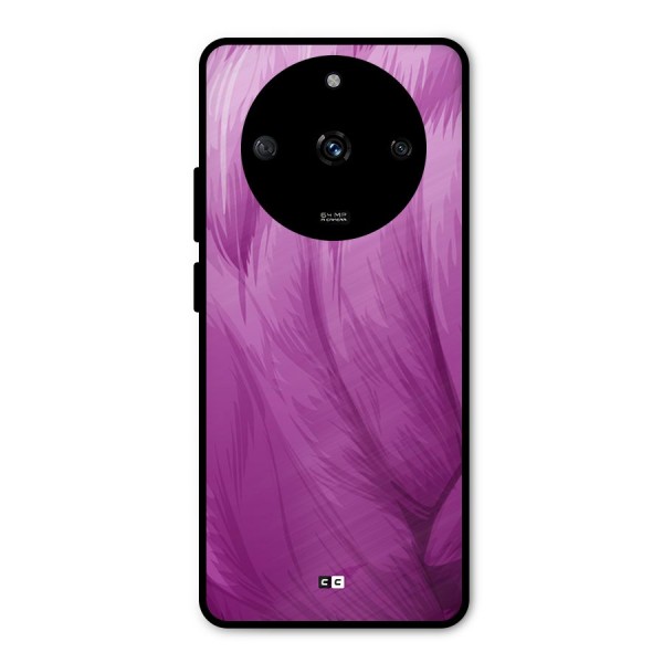 Lavender Furrs Metal Back Case for Realme Narzo 60 5G