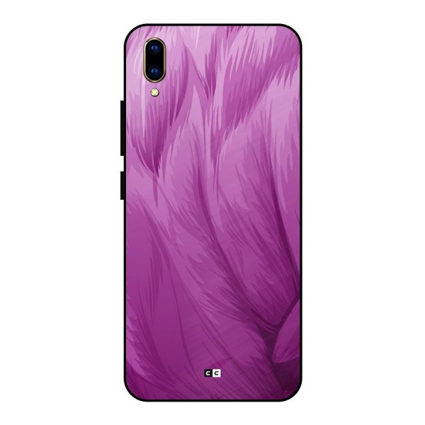 Lavender Furrs Metal Back Case for Vivo V11 Pro