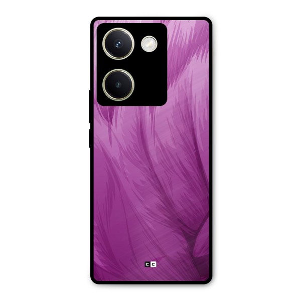 Lavender Furrs Metal Back Case for Vivo Y200 Pro