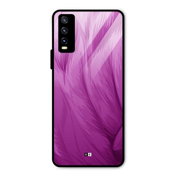 Lavender Furrs Metal Back Case for Vivo Y20i