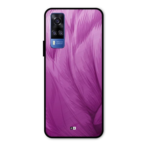 Lavender Furrs Metal Back Case for Vivo Y31